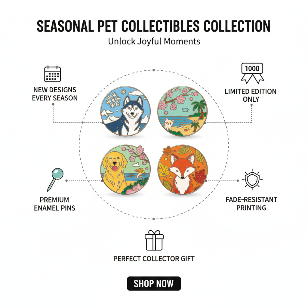 Seasonal collection product infographic