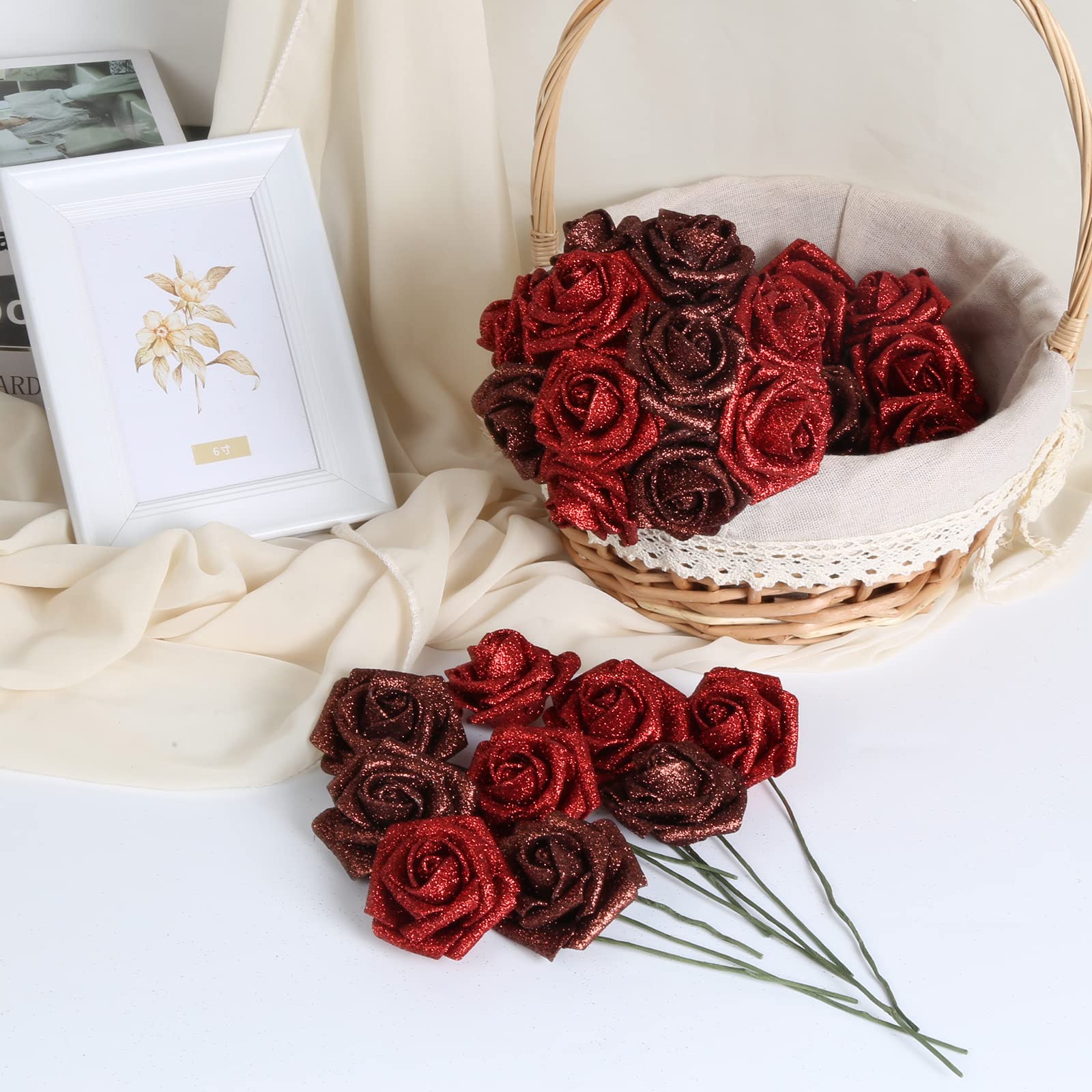 💕Shimmering Rose Bouquet - Valentine's Day Gift