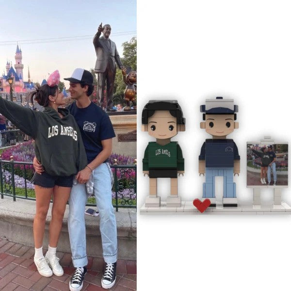 Custom DIY Portrait Figures – High-Quality Personalized Brick Set