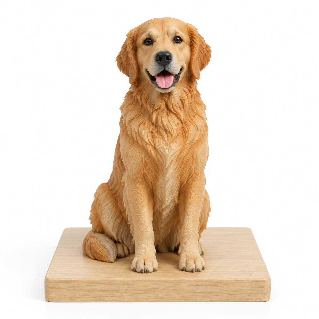Pet Dog Figurine - Premium Studio Style